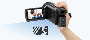 Изображение 4K-видеокамера HandyCam® AX53 с матрицей Exmor R® CMOS