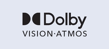 Логотип Dolby Vision® и Dolby Atmos®