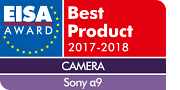 EISA logo Sony Alpha 9