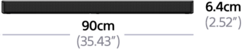 Изображение Один 2-канальный саундбар с поддержкой Bluetooth® | HT-SF150