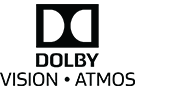 Логотип Dolby Vision и Dolby Atmos