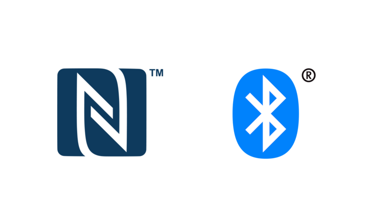 Логотип NFC и BLUETOOTH®