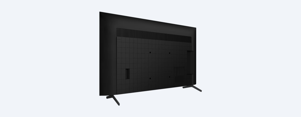 Телевизор BRAVIA X80K с подставкой, вид с угла сзади