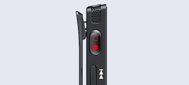 Изображение кнопки на цифровом диктофоне TX660 серии TX, при нажатии которой начинается запись.