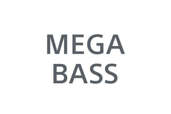 Значок логотипа Mega Bass.