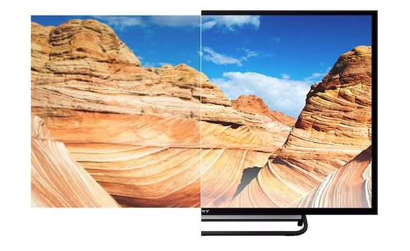Реалистичное изображение на телевизорах Sony с экраном 102 см/40 дюймов