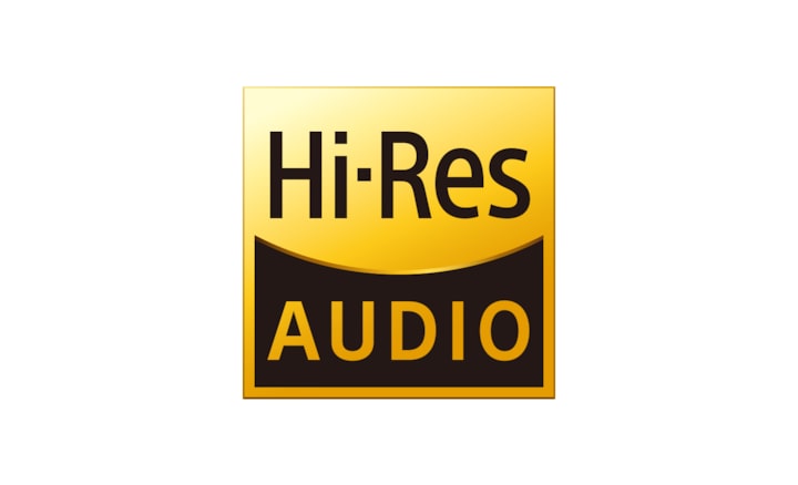 Логотип аудио высокого разрешения