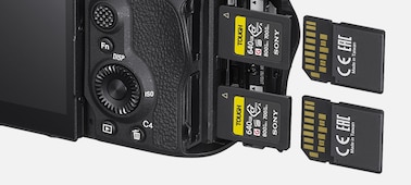 Изображение продукта: камера с картами CFexpress и картами SD