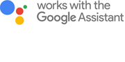 Логотип, обозначающий поддержку Google Ассистента