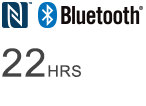 Логотип Bluetooth: 22 часа беспроводного прослушивания музыки