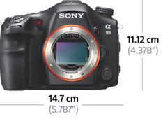 Изображение Зеркальная фотокамера α99 с байонетом A и полнокадровой матрицей 35 мм