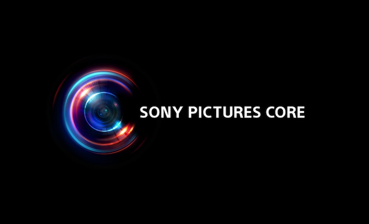 Логотип Sony Pictures Core на черном фоне
