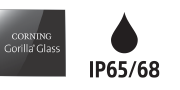 Логотип Corning Gorilla Glass и IP65/68