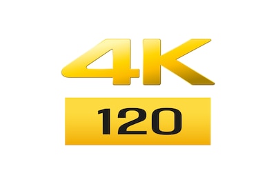 Логотип 4K с частотой 120 кадров/с