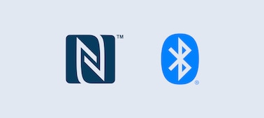 Логотипы NFC™ и Bluetooth®