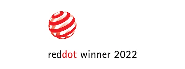 Изображение смартфона Xperia PRO-I, отмеченного премией Red Dot Award 2022 (логотип)