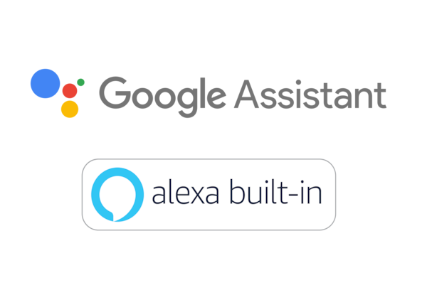 Логотипы Google Ассистент и Amazon Alexa