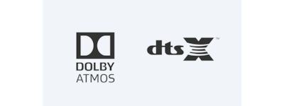 Логотипы Dolby Atmos / DTS:X
