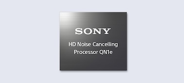 Логотип шумоподавляющего HD-процессора QN1e от Sony