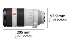 Изображение супертеле- и вариообъектива G Master FE 100–400 мм