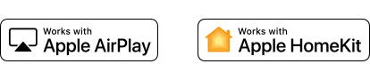 Логотипы Apple AirPlay и Apple HomeKit