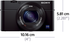 Изображение Современная камера RX100 III с матрицей типа 1.0