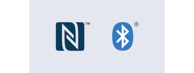 Логотипы NFC и Bluetooth®