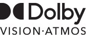 Логотипы Dolby Vision® и Dolby Atmos®