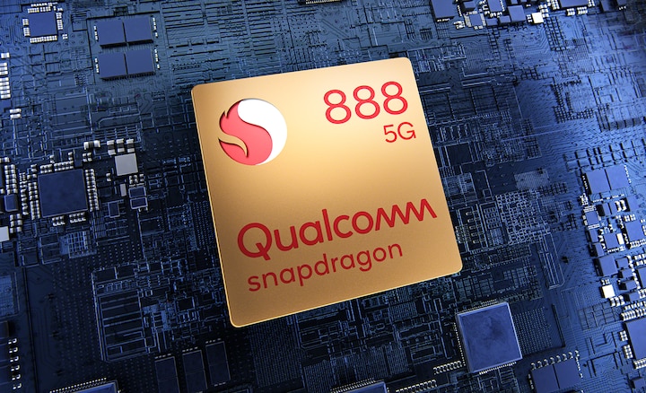 Микросхема Qualcomm Snapdragon 888 5G на печатной плате