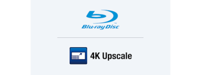 Проигрыватель дисков Blu-ray с повышением разрешения до 4K
