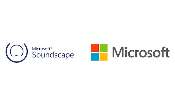 Логотипы Microsoft Soundscape и Microsoft