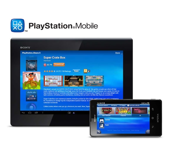 Приложение PlayStation Mobile на планшете и смартфоне
