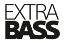 Черный логотип Extra Bass™